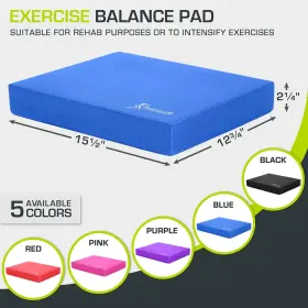 PS-1037-BP-R-BLUE PROSOURCEFIT Exercise Balance Pad Slip Foam #2