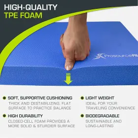 PS-1037-BP-R-BLUE PROSOURCEFIT Exercise Balance Pad Slip Foam #3