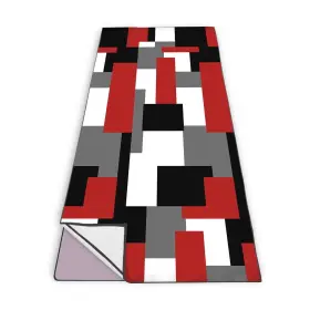 341492333946 PRUKIVRA Slip Yoga Towel Anchor Corners Mat