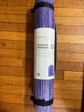 WTE10774P PURATHLETICS Crescent Dual Printed Yoga Mat Orioles