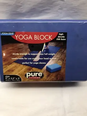 8003YB PURE FITNESS Yoga Block Gear Eva Foam Pilates Gym 8003YB PURE FITNESS Yoga Block Gear Eva Foam Pilates Gym