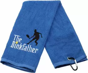 NARF5-15174 PWHAOO Pickleball Towel Dinkfather Embroidered #2