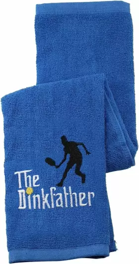 NARF5-15174 PWHAOO Pickleball Towel Dinkfather Embroidered