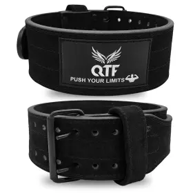 800185019138 QTF Powerlifting Belt Sued Gym Exercise Workout