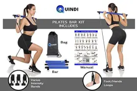 196852751525 QUINDI CREATIONS Pilates Bar Resistance Bands #2