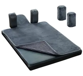683649199001 RAINBO Pilates Reformer Slip Mat Towel Block