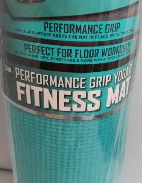 4RBYG0221F0G7 RBX Performance Grip Yoga Fitness Mat Turquoise #2