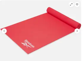 Reebok 17-65420 5mm Solid Yoga Mat 68 Inch X 24 Non Slip Lightweight Foldable And Durable