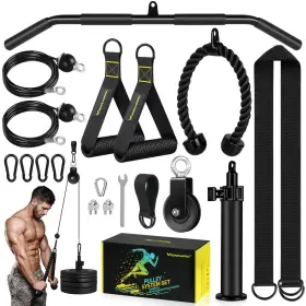 Home-gym-equipment RENRANRING Pulley Cable Machi