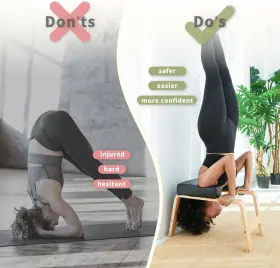 D001-03 RESTRIAL LIFE Yoga Headstand Chair Relieve Fatigue #2