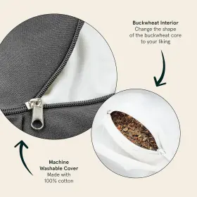 744110664553 RETROSPEC Sedona Zafu Meditation Cushion Filled #2