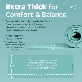 840216300910 RETROSPEC Solana Yoga Mat Strap Ridge #3