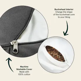 840216302259 RETROSPEC Sedona Zafu Meditation Cushion Filled #2