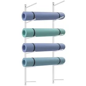 Bgyjdz RETYION Yoga Mat Holder Wall Mount Storage Organizer