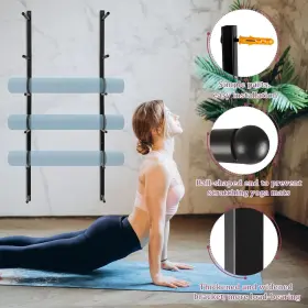 792966742055 RETYION Yoga Mat Holder Wall Mount Storage #3