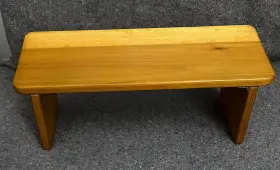 633841191219 Wooden Meditation Bench Cushion