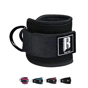 ANKLSBLACK01 RIMSPORTS Ankle Strap Cable Leg Glutes Worko