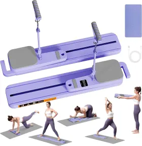 313109882850 RIRMJOR Pilates Reformer Fitness Board Set