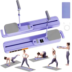 B0F2HN1LND RIRMJOR Pilates Reformer Board Gym Set B0F2HN1LND RIRMJOR Pilates Reformer Board Gym Set