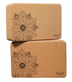 CN-B-001 ROOT Ultimate Eco Yoga Blocks Cork Set #2