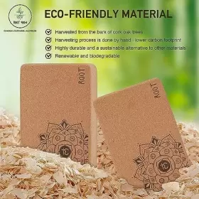 CN-B-001 ROOT Ultimate Eco Yoga Blocks Cork Set #3