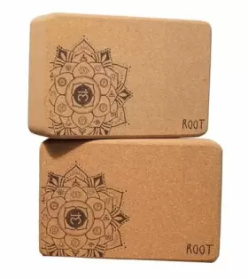 CN-B-001 ROOT Ultimate Eco Yoga Blocks Cork Set
