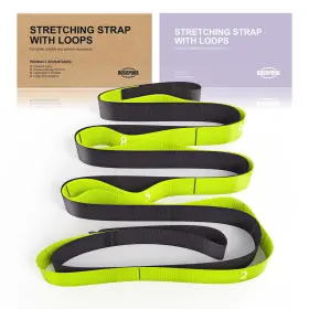R-YOGA-5 ROSAPOAR Stretching Strap Loops Elastic Physical Du