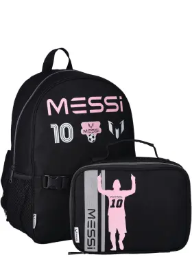 MES003-BLT ROSETTI HANDBAGS Messi Kids Backpack Lunch Box