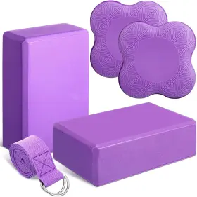QIR-ROUNDFUNNY-2929 ROUNDFUNNY Yoga Blocks Knee Pads Strap QIR-ROUNDFUNNY-2929 ROUNDFUNNY Yoga Blocks Knee Pads Strap