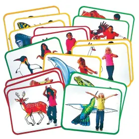R62010 ROYLCO Body Poetry Animal Action Cards Set R62010 ROYLCO Body Poetry Animal Action Cards Set