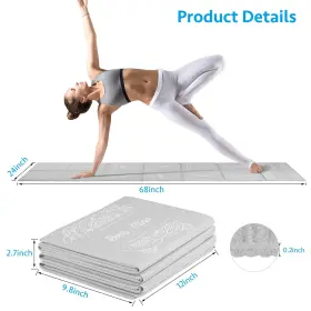 731905943962 RUILIXIN Yoga Mat Women Slip Exercise Gym Travel #2