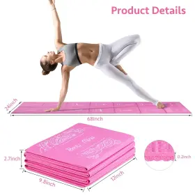 731905943979 RUILIXIN Yoga Mat Women Slip Exercise Gym Travel #2