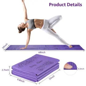 731905943986 RUILIXIN Yoga Mat Women Slip Exercise Gym Travel #2