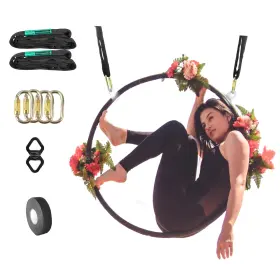 110663915511 RUNNER DEER Aerial Lyra Hoop Double Point Set