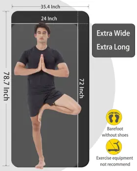 764046794957 RYTMAT Yoga Mat Exercise Workout Gym Extr #2