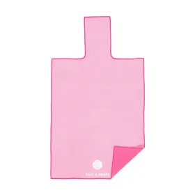 692769232220 SALT HONEY Slip Pilates Reformer Mat Towel Pink
