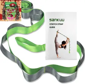 705353500879 SANKUU Yoga Stretching Strap Loops Workout