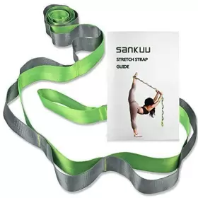 767421643901 SANKUU Yoga Stretching Strap Loops Workout