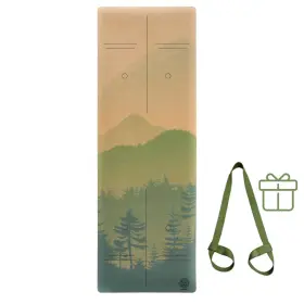 199284539372 SATORI CONCEPT Cork Yoga Mat Natural Rubber Base