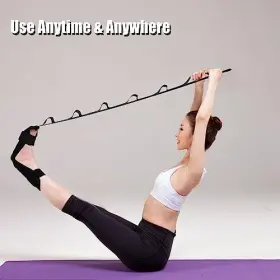 81087 SAVITA Yoga Stretching Strap Leg Stretcher Gymnastic #3