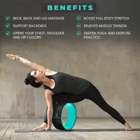195893768493 SECRET GARDEN Yoga Wheel Roller Stretching Postu #3