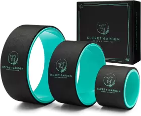 SG-YW01 SECRET GARDEN Yoga Wheel Set Stretching Posture Abs