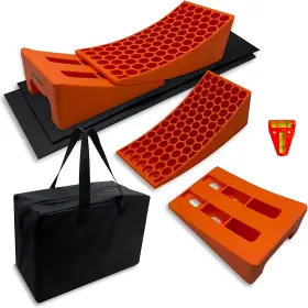 Rvlevelramp SECURITYMAN Rv Leveling Ramps Pack Anti Slip Kit