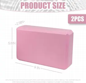 795098752152 SEPTO Yoga Blocks Foam Props Pilates Pink #2