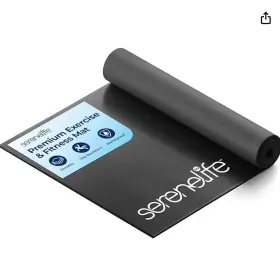 842893173023 SERENELIFE Yoga Mat Slip Exercise Fitness Anti