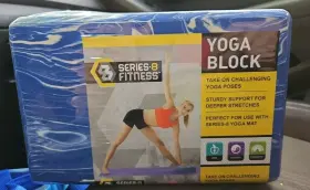 400026117544 SERIES 8 FITNESS Yoga Stretch Block Cream