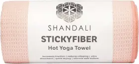 791102516611 SHANDALI Yoga Towel Mat Microfiber Standard Pink