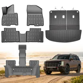 SHGPLSDHBZ26 SHARGGE Floor Mats Hyundai Palisade Hybrid Seats