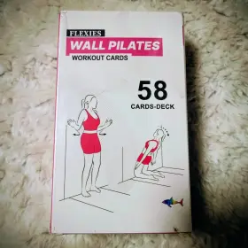 529127044024 SHARK FITNESS Wall Pilates Exercise Cards Goal