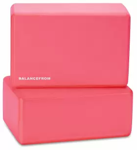 810963030712 SIGNATURE FITNESS Set High Density Yoga Blocks #2
